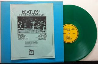 Beatles Shea Stadium 5d Green Vinyl Non Tmoq Lp