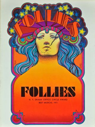 Follies - - Stephen Sondheim Musical - - Program 1971` Production