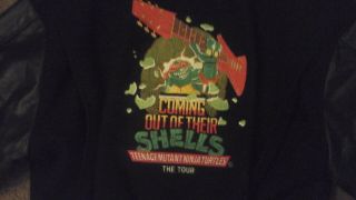 Teenage Mutant Ninja Turtles coming out of their shells tour crew jacket 2