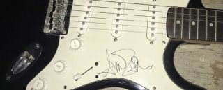Avril Lavigne Signed Fender Squier Electric Guitar With Proof 4