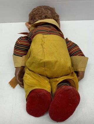 VINTAGE RARE 1955 IDEAL J.  Fred Muggs Doll Stuffed Monkey With Tags & Pin 4