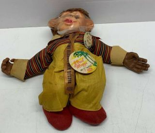 VINTAGE RARE 1955 IDEAL J.  Fred Muggs Doll Stuffed Monkey With Tags & Pin 5