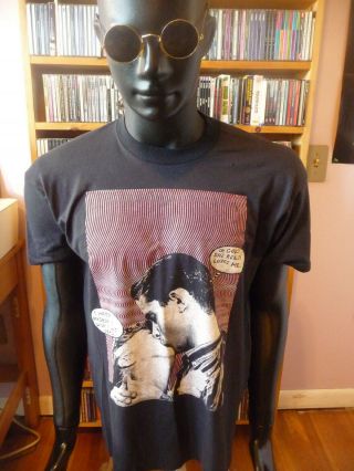 Vintage Ca.  1989 Flaming Lips Concert T - Shirt Mens Xl Black Alfred E Neuman