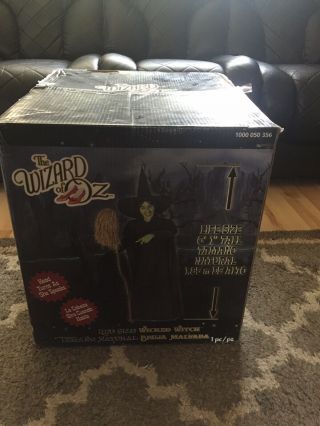 Gemmy Halloween Animated WICKED WITCH OF THE WEST - The Wizard of OZ - Life Size 10