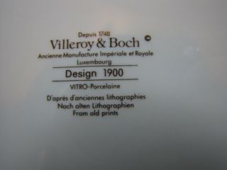 6 PLACE SETTINGS DESIGN 1900 VILLEROY & BOCH ART DECO NOUVEAU LUXEMBOURG 7