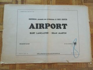 George Kennedy,  Burt Lancaster,  Dean Martin Airport 1970 Universal Busta Set