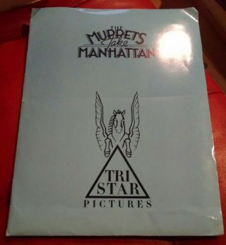 The Muppets Take Manhattan 1984 Very Rare Press Kit Bio 