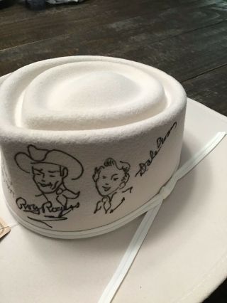 Roy Rogers Dale Evans Signed Autograph Cowboy Hat & Memorabilia From 50th Anniv.