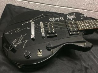 Nickelback Signed Guitar Chad Kroeger Autographed Gibson Guitar Epiphone