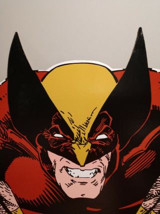 Vintage 1994 X - Men Wolverine Rare Lifesize Cardboard Cutout Standup Standee 7