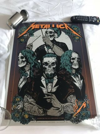 Metallica S&M2 Night 1 & 2 posters,  Night Between,  Squindo 6th & 8th sept 2019 4