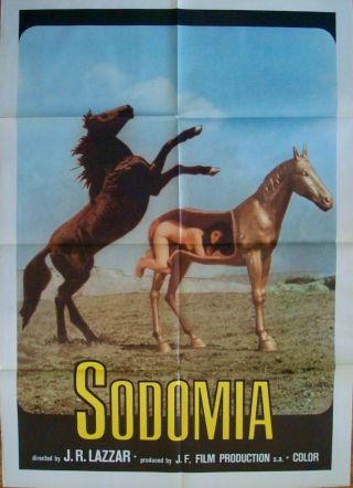 Violation Of The Bitch Italian 2f Movie Poster 39x55 Sexploitation Rare 1979 Nm