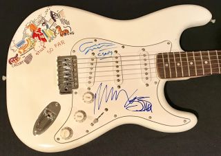Csny Signed Guitar Neil Young Autographed Fender W Stephen Stills Graham Nash