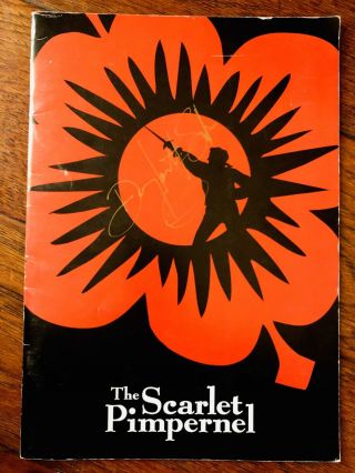 Scarlet Pimpernel Broadway Souvenir Theater Program 1998 Signed - Douglas Sills