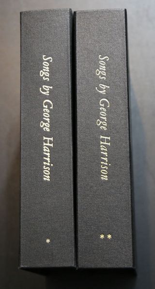Songs By George Harrison Volumes 1 & 2 Signed Same /2500 Genesis Publications