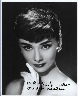 Audrey Hepburn Signed 8 X 10 Photo Autographed Guaranteed Authentic