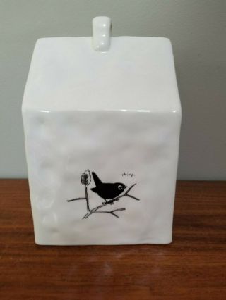 Rare Chirp Square Birdhouse Rae Dunn by Magenta FTD 3