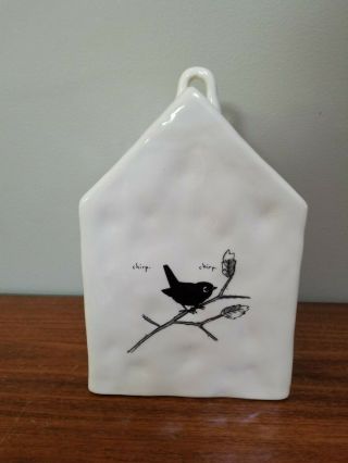 Rare Chirp Square Birdhouse Rae Dunn by Magenta FTD 4