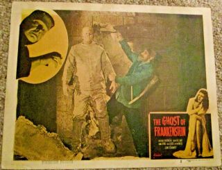 The Ghost Of Frankenstein (realart,  R - 1948).  Lobby Card (11 " X 14 ").