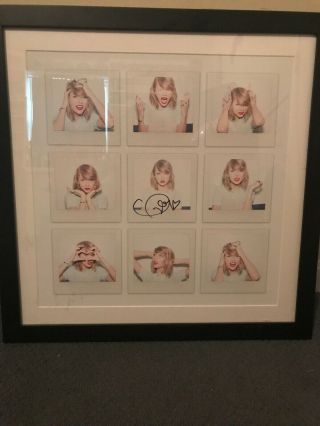 Taylor Swift Framed Autograph