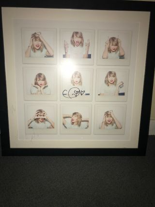 Taylor Swift Framed Autograph 2