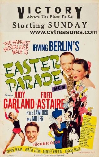 Easter Parade Window Card Movie Poster Judy Garland