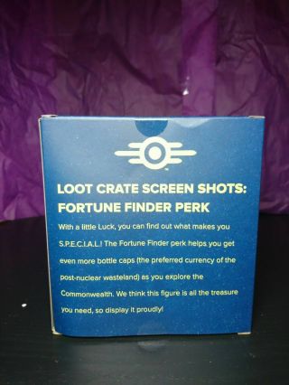 Fallout Fortune Finder Perk Loot Crate " Screen Shots " Figue Rare