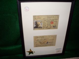 James Cagney Yankee Doodle Personal License To Carry Pistol /Gun w Signature 2