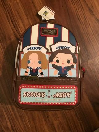 SDCC 2019 Exclusive Loungefly Stranger Things Scoops Ahoy Mini Backpack 4