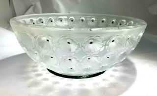 Elegant Rene Lalique France Clear & Frosted Glass 
