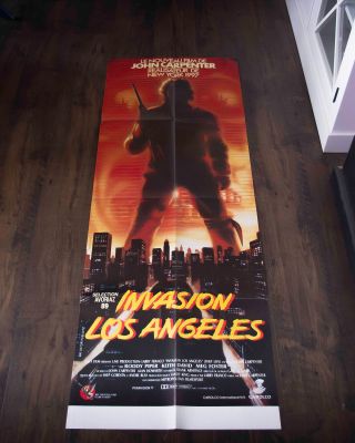 They Live John Carpenter 20 " X 60 " French Door Panel Movie Poster 1988