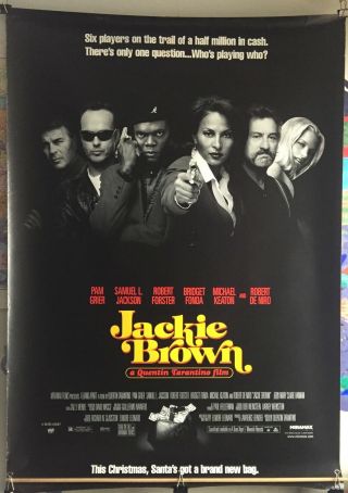 Jackie Brown Quentin Tarantino Bus Shelter Poster Once Upon A Time In Hollywood