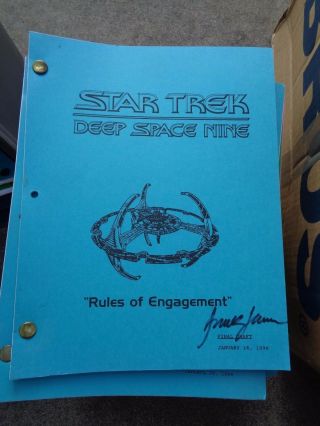 Star Trek Deep Space Nine Stage Crew Script Rules Of Engagement
