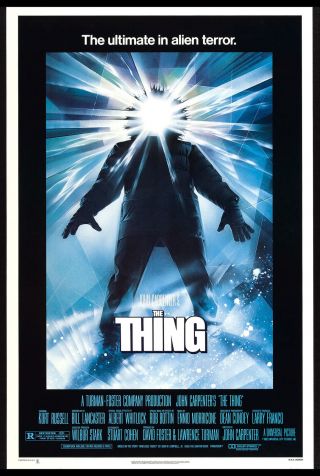 The Thing Kurt Russell John Carpenter Horror 1982 1 - Sheet Rolled