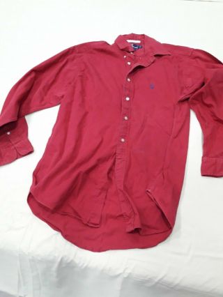 Michael Jackson Personally Worn Owned Red Shirt Polo Ralph Lauren - W/ Letter