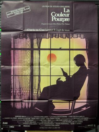 The Color Purple 1985 Orig 46x61 French Movie Poster Danny Glover Oprah Winfrey