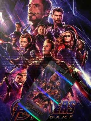 Avengers:Endgame 30,  Cast Signed Poster (Official Numbered 50 From LA Premiere) 4