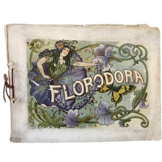 Antique Theater Program: Florodora,  A Musical Comedy By Owen Hall 1901