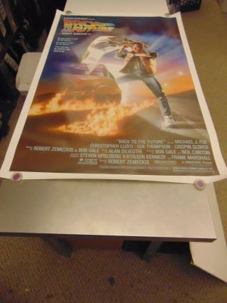 Back To The Future Michael J.  Fox 27x41 " 1 - Sheet Movie Poster N6196