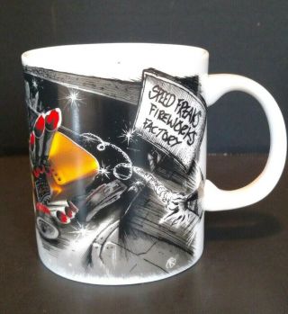 Flathead Flyer Official Speed Freaks Coffee Mug Tea Cup Collectors T94