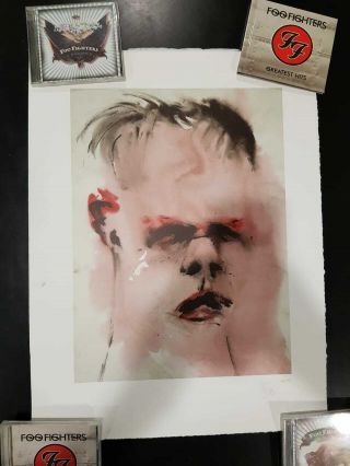 David Bowie Jon Print Signed Numbered Autograph Lithograph