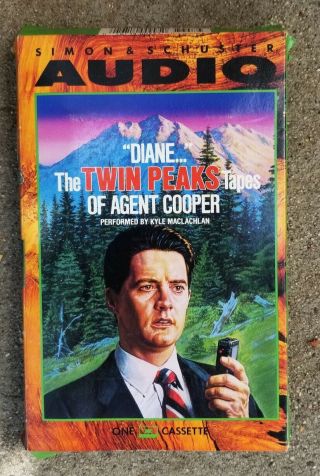 Twin Peaks Diane The Tapes Of Agent Cooper Cassette Audio Book With Case