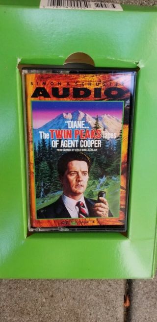 TWIN PEAKS DIANE THE TAPES OF AGENT COOPER cassette audio book with case 3