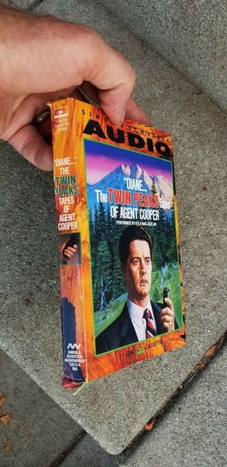 TWIN PEAKS DIANE THE TAPES OF AGENT COOPER cassette audio book with case 6