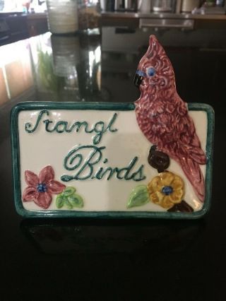 Stangl Bird Dealers Sign In