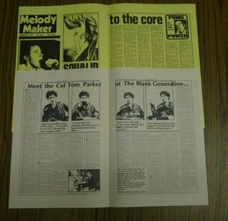 The SEX PISTOLS 1977 EMI UK Press Kit Rare Punk 3