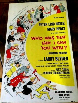 " Who Was That Lady I Saw You With? 1958/norman Krasna/peter Lind Hayes