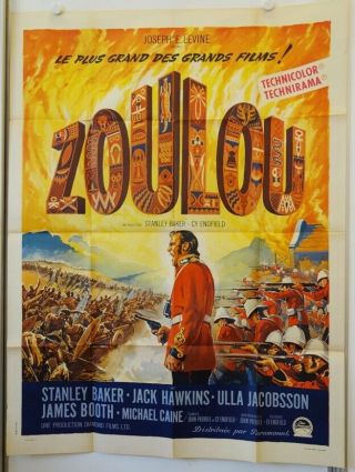 Zulu Release Large French Movie Poster