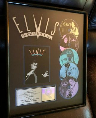 RIAA PLATINUM ELVIS PRESLEY 50 ' S BOX SET - FOR SALES OVER1 MILLION 4