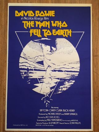 The Man Who Fell To Earth 1976 British Uk Film Poster David Bowie X 2